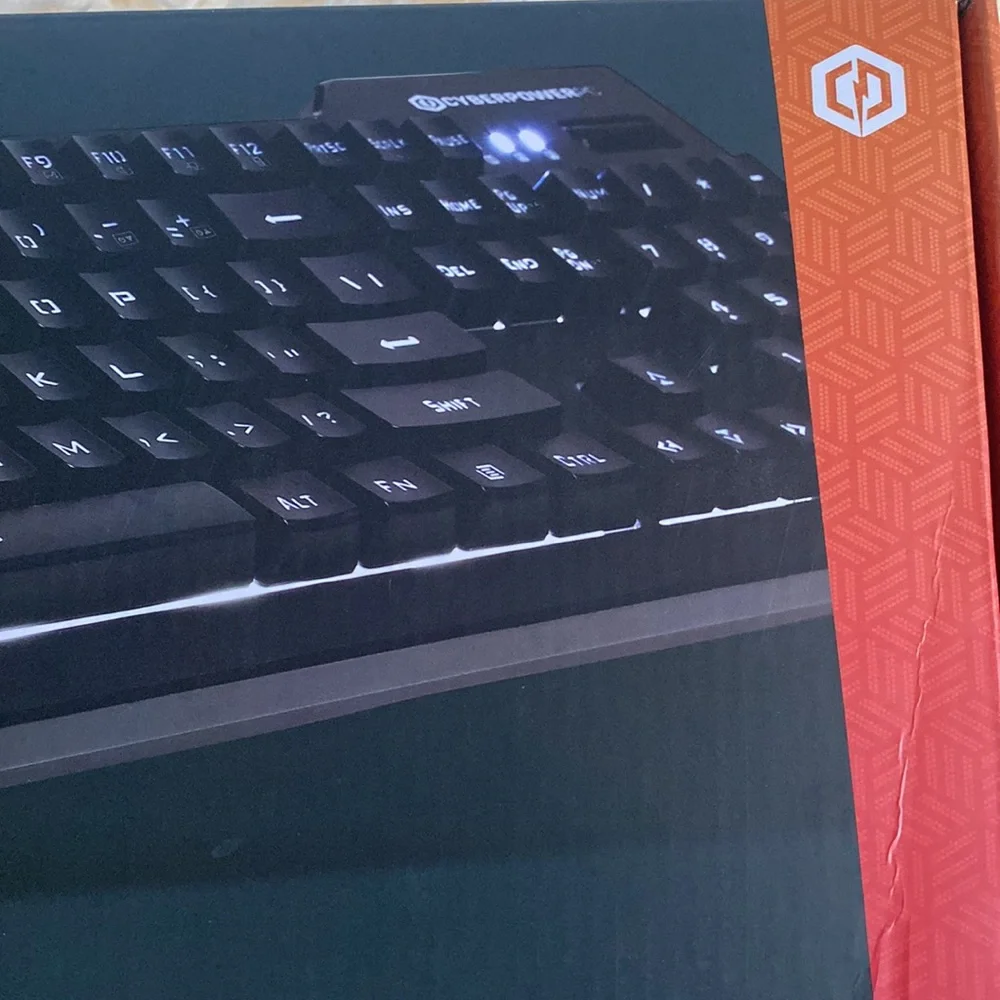 Cyber Power Pc play ready wired gaming keyboard